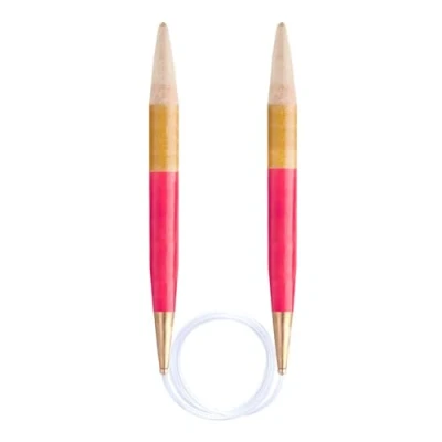 Image of Pony Flair Circular Knitting Needles Wood 60cm 10.00mm 1pc
