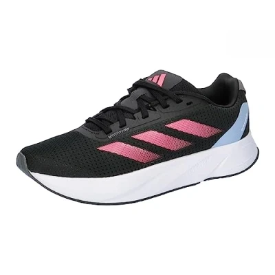 Image of adidas Women&#039;s Duramo Sl W Shoes Low (Non Football), Core Black Pink Fusion Grey Five, 5.5 UK