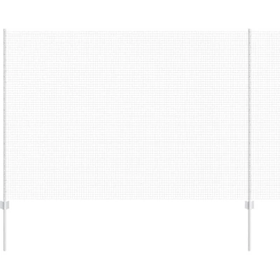 Image of vidaXL Euro Fence with 11 U Posts Silver 0,8x25 m Steel
