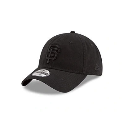 Image of New Era San Francisco Giants 9twenty Adjustable Cap Mlb Black On One Size