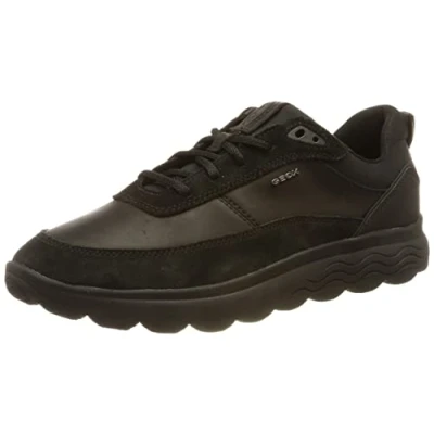 Image of Geox Men&#039;s Spherica U Sneakers, Black 01, 10.5 UK