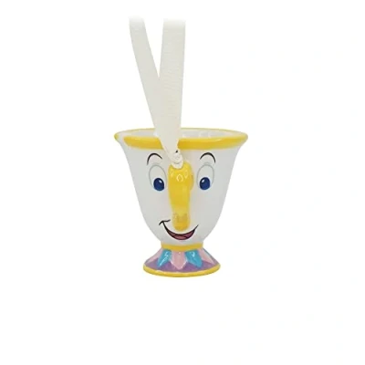 Image of Hanging Decoration Boxed Disney Beauty And The Beast (Chip) Ceramic Inspired By Chip Gifts Merchandise Christmas Decorations