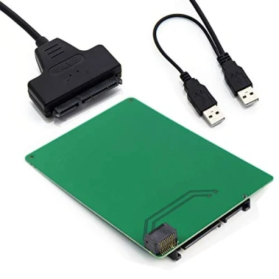 Image of Sintech 20Pin SFF 8784 to SATA 22pin Adapter with USB Cable for WD Blue UltraSlim SATA3 HDD WD5000MPCK (USB+SATA)