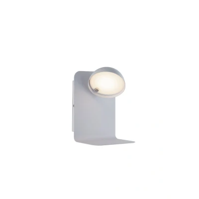 Image of Boing Integrated LED Swivel Wall Reading Lamp With Usb, White, 4000K