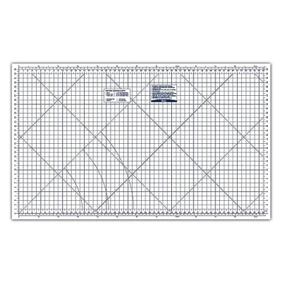 Image of Hemline Foldable Pattern Cutting Sewing Template Temporary Worktop Board,White,Unfolded: 91.4 x 151.1cm (36 59.5in)