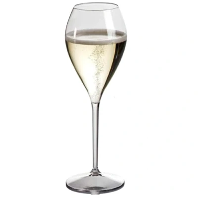 Image of AIOS Unbreakable BPA Free Tritan Prosecco Glasses. Capacity 165ml
