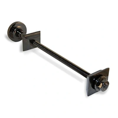 Image of SMR Bathrooms W TRS LUX BL Cast Iron Radiator Luxury Wall Stay/Tie Black Nickel