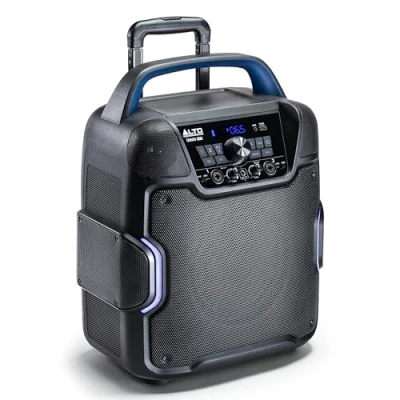 Image of Alto Professional UBER FX2 200W Portable PA Speaker System with Rechargeable Battery, Bluetooth, 2 Channel Mixer EQ &amp; FX, USB Charging, App