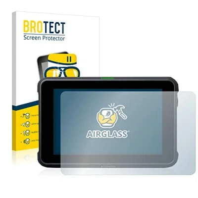 Image of brotect Glass Screen Protector Film compatible with Atomos Shinobi 7 Foil 9H Protection [Scratch Resistant, High Clarity]