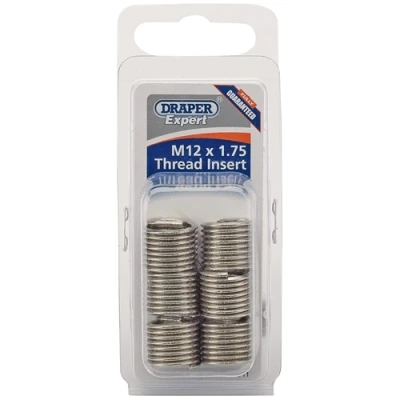 Image of Draper Metric Thread Insert Refill, M12 x 1.75 (Pack of 6)