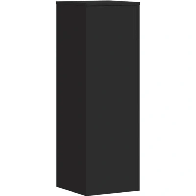Image of vidaXL Plant Stand Black 33x33x100 cm Engineered Wood