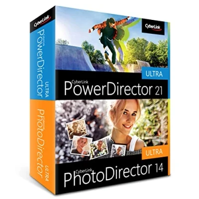 Image of CyberLink PowerDirector 21 Ultra &amp; PhotoDirector 14 Integrierte Foto und Videobearbeitung Lebenslange Lizenz BOX Windows (64 Bit)