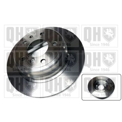 Image of 34211156668, 34211162305, 34216756537 Brake disc QUINTON HAZELL BDC3640 300mm 9,9mm 5 120mm solid BMW: Saloon, Touring