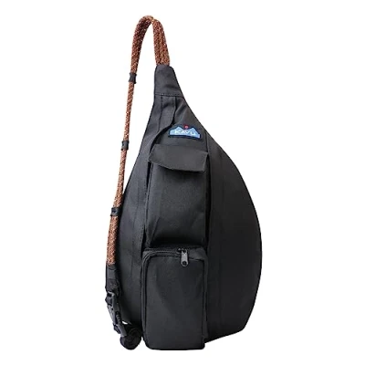Image of KAVU Mini Rope Sling Bag Jet Black