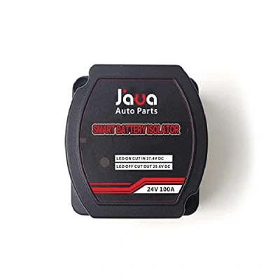 Image of Dual Battery Isolator,24V 100 Amp Voltage Sensitive Relay VSR Automatic Charge Relay,Universal Car RV LED Smart Charging for ATV, UTV, Boats, RV&#039;s,Marine Vehicle,Truck,Caravan