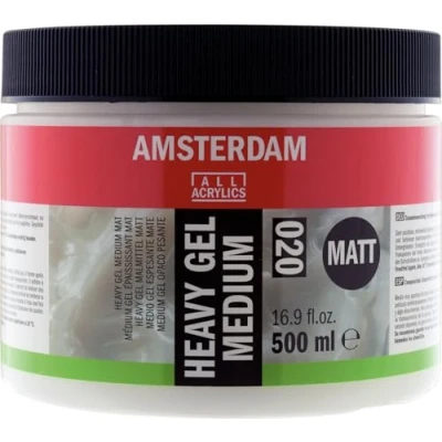 Image of Amsterdam Heavy gel medium matt 020 jar 500 ml (24183020)