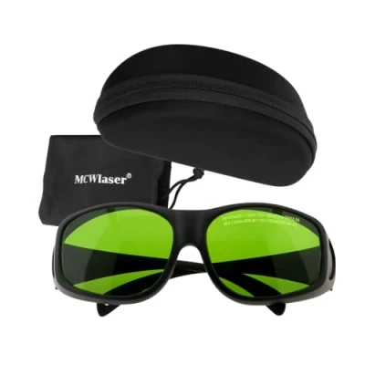 Image of MCWlaser 1064nm Laser Safety Glasses CE 355nm Protective Goggles OD5+ Shield Protection Eyewear For Cleaning Welding UV Marking Diode,ND:YAG Absorption Type EP 8 Style 9