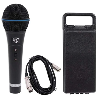 Image of Rockville RMM XLR Dynamic Cardiod Professional Metal Microphone W/10&#039; Cable
