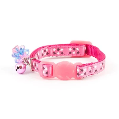 Image of Ancol Kitten Collar Stars Pink 32259