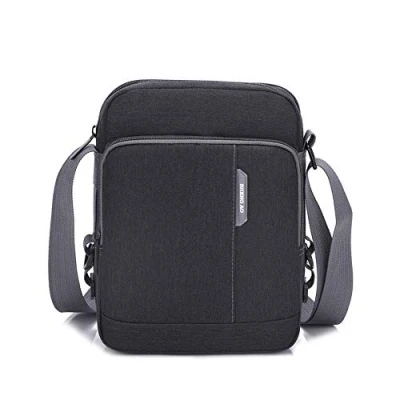Image of ZAICCI Men Shoulder Bag Waterproof Small Lightweight Crossbody Messenger Bag, S, Grey