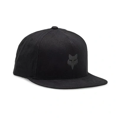 Image of Fox Racing Head Snapback Hat, windbreaker, Men&#039;s, Black, One Size