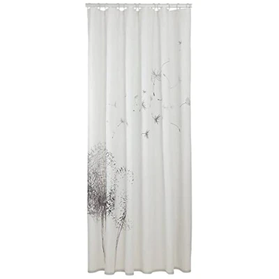 Image of Sealskin Flow Shower curtain 180x200 cm Polyester Black / White