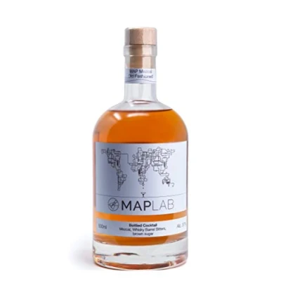 Image of Maison Mezcal Old Fashioned Bitters MAP Lab Premium Bottled Cocktail