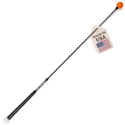 Image of Orange Whip Lightspeed Golf Swing Trainer Aid Speed Stick Improves Speed, Distance and Accuracy 43&quot;