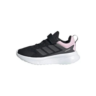 Image of adidas Sportswear Fortarun 4.0 Baby shoes Core black grey six clear pink for kids, Size: 10.5K,