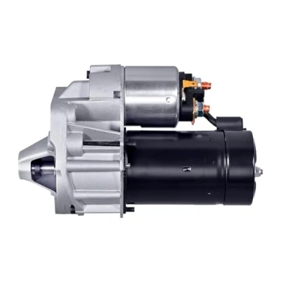 Image of 8111701 Starter motor HELLA 8EA 011 610 501 12V 1,1kW 10 66mm RENAULT: CLIO 2, MEGANE 1, Kangoo I