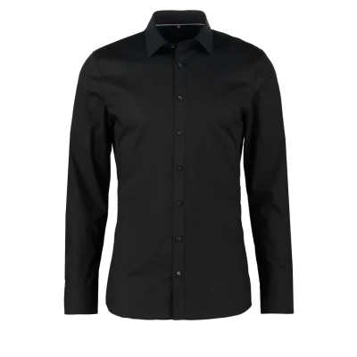 Image of Olymp No. Six Super SLIM FIT Formal shirt, Men&#039;s, Size: 16, Black