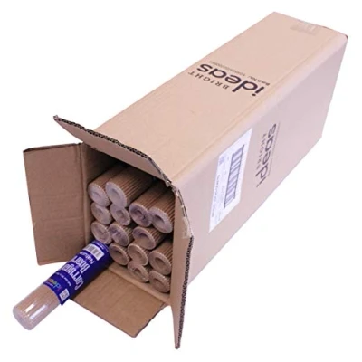 Image of Bright Ideas Corrugated Border Roll for School Displays, Natural, 50cm x 70cm