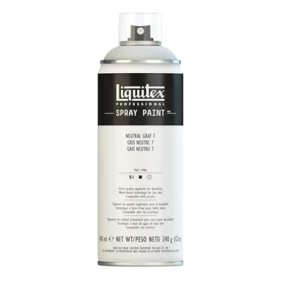 Image of Liquitex 4457599 Professional Spray Paint 400 ml, Neutral Grey 7