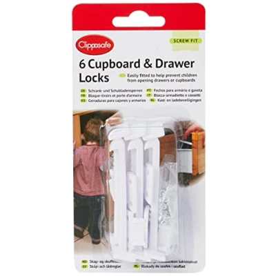 Image of Clippasafe CL710 Cupboard Lock (6 Pack)