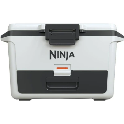 Image of Ninja FrostVault Hard Cooler 50qt/47L, Premium Heavy Duty Insulated Cool Box, Keeps Ice for up to 6 Days, with Dry Zone integrated Fridge Temp Storage Drawer, Fits 80 Cans, Cloud White