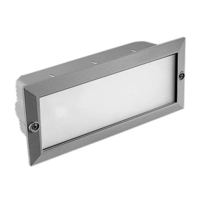 Image of Forlight Lighting Tamesis Recessed Wall IP44 E27 60W Grey
