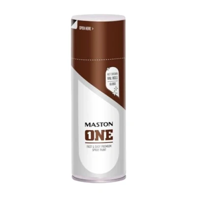 Image of Maston ONE Spray Paint 400 ml Glossy Nut Brown