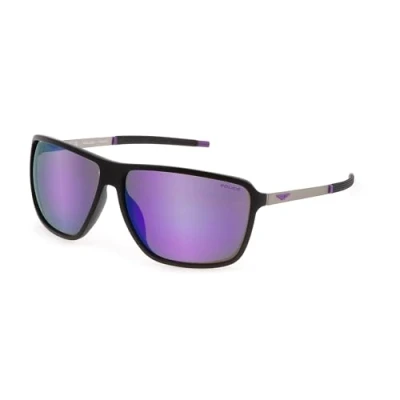 Image of Sunglasses Police Spll15 solstice 4 col. u28z Man Square Black