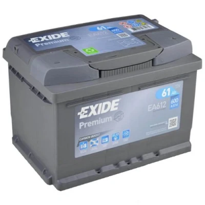 Image of Exide Premium carbon starter battery 12 V, 60 Ah EA612