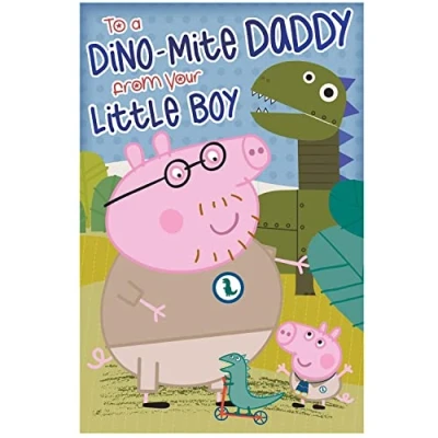 Image of Peppa Pig Fathers Day Card for Your Daddy