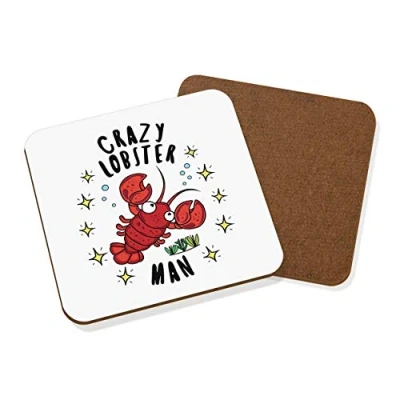 Image of Crazy Lobster Man Stars Coaster Drinks Mat