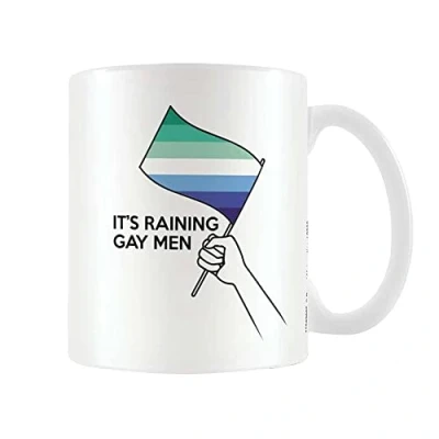 Image of Pyramid International Gay Man Mug (One Size) (White/Green/Blue)