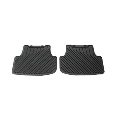Image of Audi 8Y4061511041 Rubber Floor Mats All Weather 2 x Rear Black