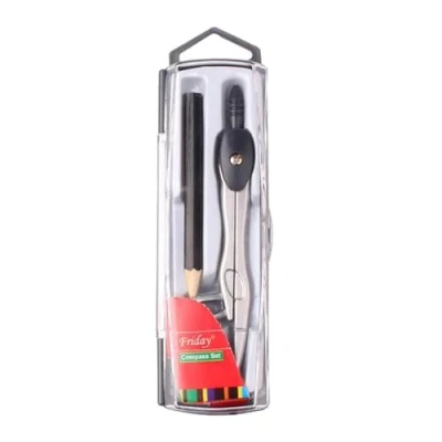 Image of Rpanle Professional Compass, Reusable Metal Compass for Home Schooling Maths Learning