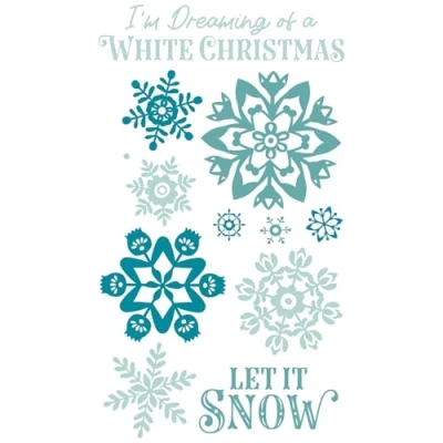 Image of Sizzix Clear Stamps Set White Christmas by Catherine Pooler