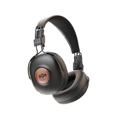Image of HOUSE OF MARLEY Positive Vibration Frequency Wireless Bluetooth Headphones Black, Black