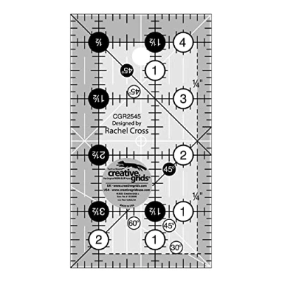 Image of Creative Grids Quilt Ruler 2 1/2in x 4 Rectangle