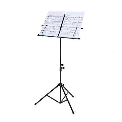 Image of FiNeWaY@New Heavy Duty Orchestral Sheet Music Stand Holder Tripod Base Height Adjustable With Carry Bag