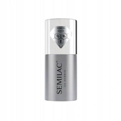 Image of Semilac Care Base for Nail Polish 11 ml Strengthening UV LED Coat Soak Off Gel Protection Perfect Home and Professional Manicure Pedicure