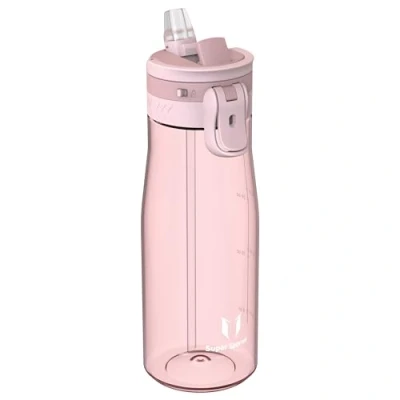 Image of Sparrow Water Bottle 1L One Tap TouchFlow Bottles with Straw Non Toxic BPA Free Tritan Leak Proof &amp; Sustainable Drinks for Sports, Outdoors